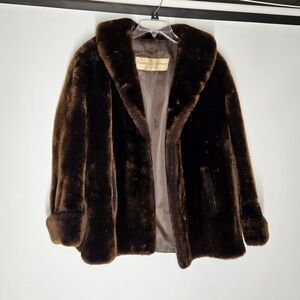 Luxurious Dark Brown Teddy Jacket